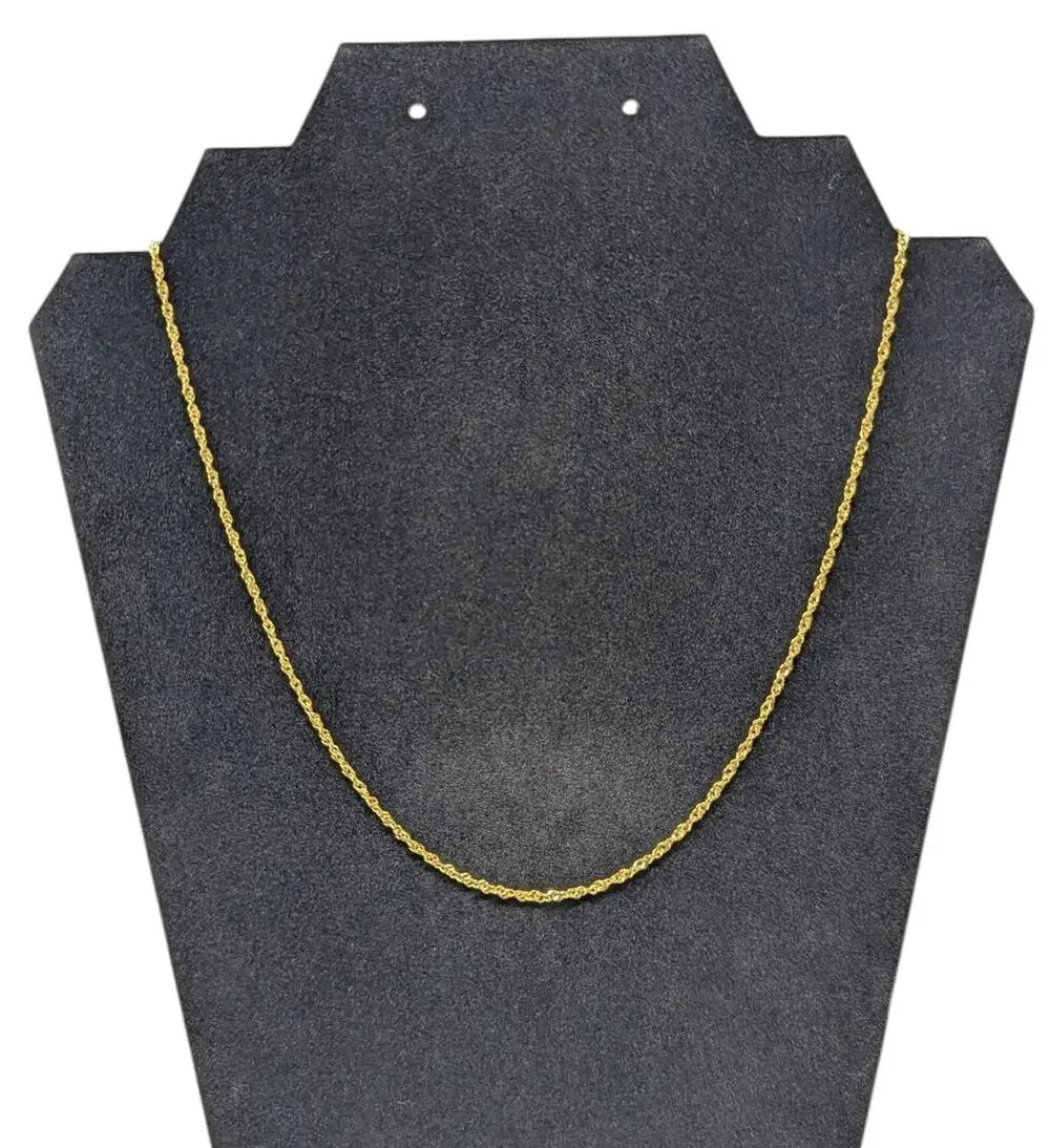 MiLor Italy 14K Yellow Gold Chain Necklace – 20”, 1.43g, Hallmarked